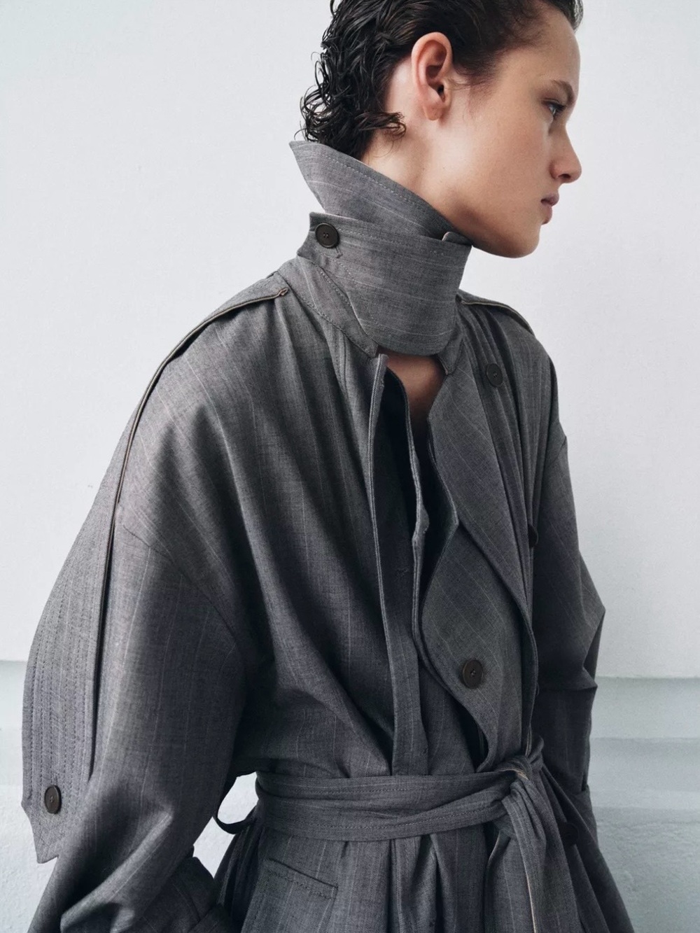 NWT ZARA Trench Coat $269 retail - Picture 4 of 11
